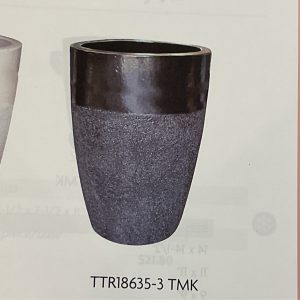 TALL 25" TWO TONE TALIA POT BLACK 18'