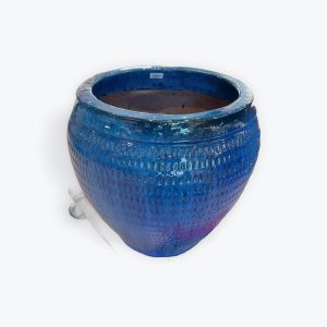 WAFFLE POT BLUE 24 X 25 INCH