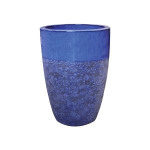 TALL 25" TWO TONE TALIA POT 14 - BLUE