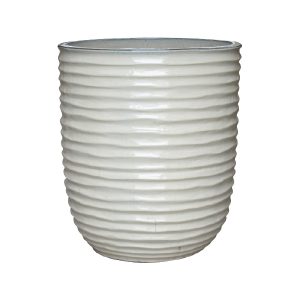 TALL MYERS PLANTER - 31"- BEIGE 10