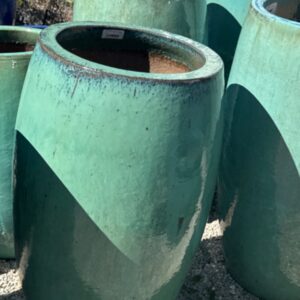 TALL EGGPOT LIGHT GRAY