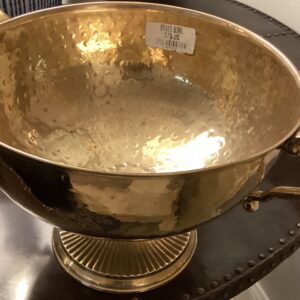 BRASS BOWL HAMMERED