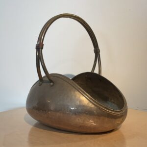 HAMMERED SILVER BASKET