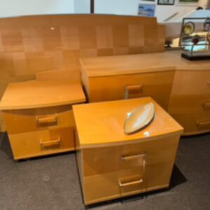 KING BLONDE LAQUERED DR SET-F141