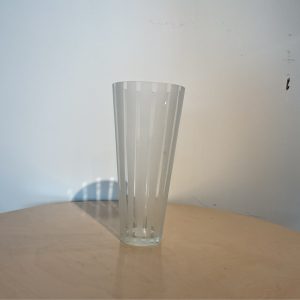 GLASS ETCHED VASE