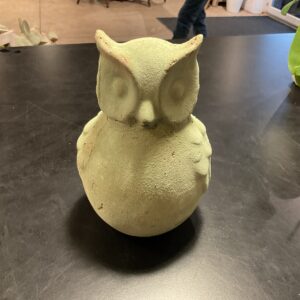 WEATHERED GARDEN OWL