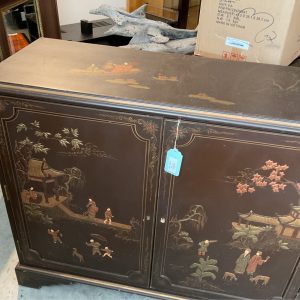 PAIR VINT CHINOISERIE CAB - FUR109