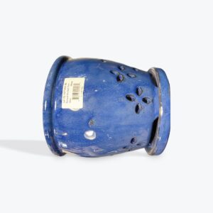 ROUND ORCHID POTS BLUE 18 cm