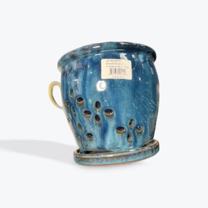 ROUND ORCHID POTS CARIBBEAN SEA 18 cm