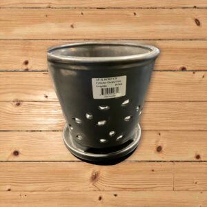 CYLINDER ORCHID POTS GRAPHITE 18.5 cm