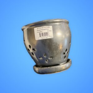 ROUND ORCHID POTS GRAPHITE 14.5 cm