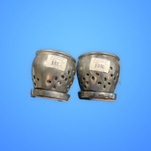 ROUND ORCHID POTS GRAPHITE 11 cm