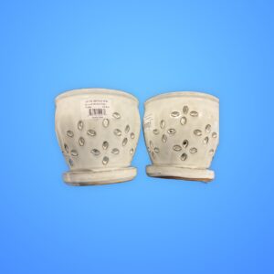 ROUND ORCHID POTS WHITE 14.5 cm