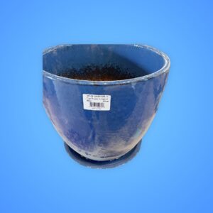 EGG PLANTER WITH SAUCER BLUE 29 cm