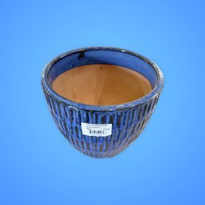 BARK PLANTER BLUE 21 cm