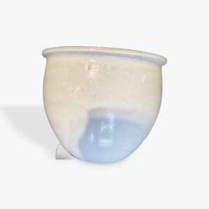 FISHBOWL PLANTER WHITE 57 cm