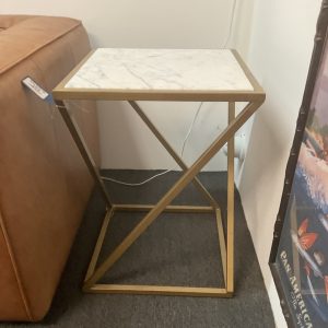 MARBLE ACCENT TABLE-FURMARBLE