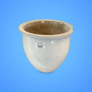 FISHBOWL PLANTER WHITE 30 cm