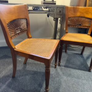 BAUER TEAK DINING SIDE CHAIRS/ 6-K194658