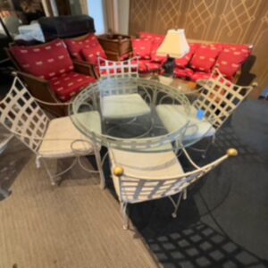 IVORY IRON DINING SET-894554H