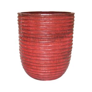 TALL MYERS PLANTER - 31"- LAVA RED 10