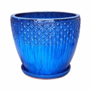 PANTHEON PACIFIC BLUE PLANTER 12"