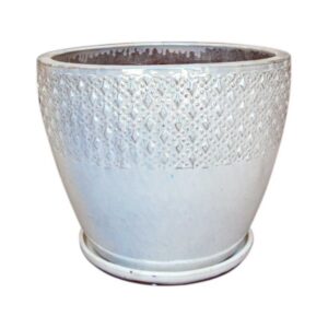 PANTHEON PEARL PLANTER 12"