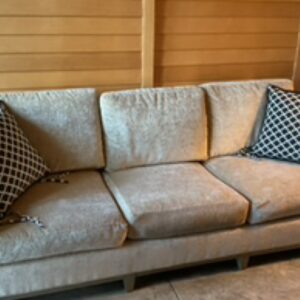 Swaim Light Brown Microfiber Couch-N462174