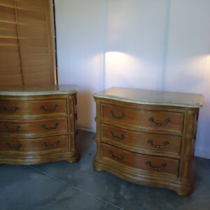 BERNHARDT - NIGHSTANDS WITH MARBLE TOP -6947256