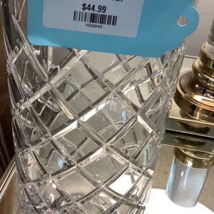 LATTICE CRYSTAL VASE TALL