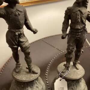 BRONZE STATUES PAIR