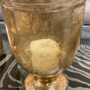 GLASS GOLD VASE