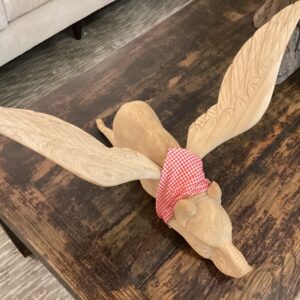 FLYING WOODEN PIGGY