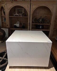 ALLUMINUM FAUX MARBLE CUBE -3643235