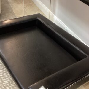 Le Cobusier DOG BED-black leather