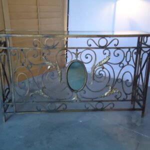 UTTERMOST FRENCH ROD IRON CONSOLE -490890G