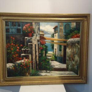 ITALIAN SCENERY PAINTING - J PASQUAL