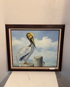 PELICAN OIL PAINTING