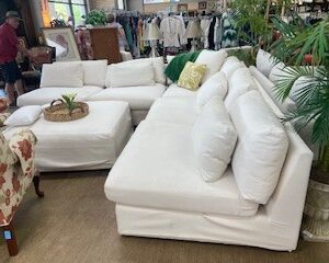 ARHAUS SECTIONAL W/ OTTOMAN