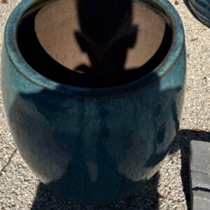 EGG PLANTER / GREEN 17h x24w